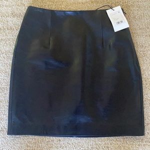 Brand new with tags Theory leather mini skirt!